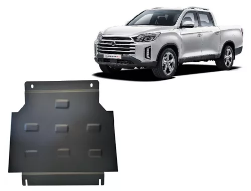 Ocelový ochranný kryt převodovky Ssangyong Musso Grand 2018-2025 SCUT