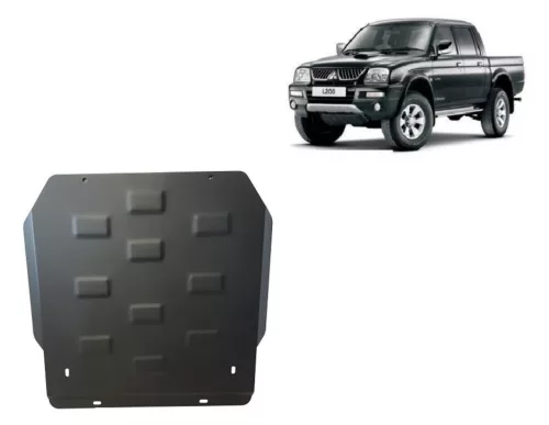 Ocelový ochranný kryt převodovky a diferenciálu SCUT pro Mitsubishi L200 1998-2007