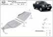 Ocelový kryt převodovky a diferenciálu SCUT pro Nissan Navara 2005-2015