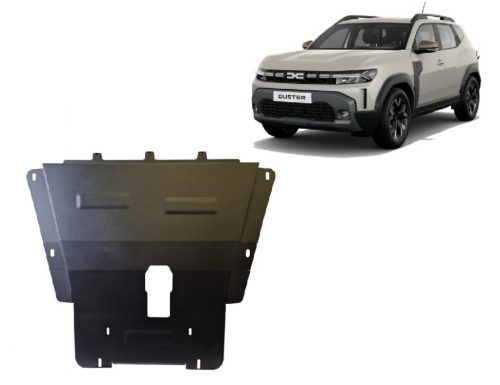 Dacia Duster - 4x2 + 4x4 2024-2025 SCUT Ocelový ochranný kryt motoru