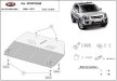 Ochranný kryt motoru Kia Sportage 2004-2010 SCUT z oceli