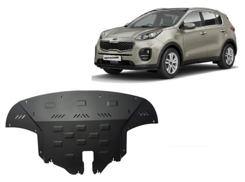 Ochranný kryt motoru Kia Sportage 2015-2019 SCUT z oceli