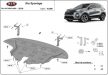 Ochranný kryt motoru SCUT z oceli pro Kia Sportage 2019-2021