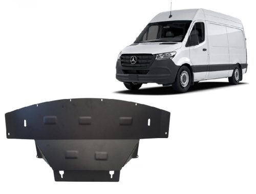 Ochranný kryt motoru SCUT z oceli pro Mercedes Sprinter 4x4 2018-2023