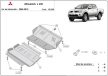 Mitsubishi L200 2005-2015 SCUT Ocelový ochranný kryt motoru a chladiče