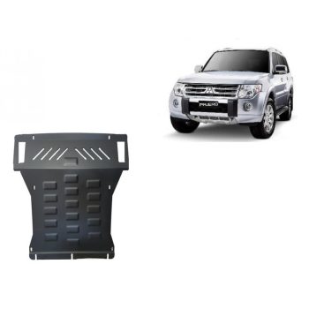   Mitsubishi Pajero 4 (V80, V90) 2007-2021 SCUT Ocelový kryt motoru a chladiče