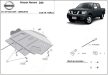 Ochranný kryt motoru SCUT od oceli pro Nissan Navara 2005-2015