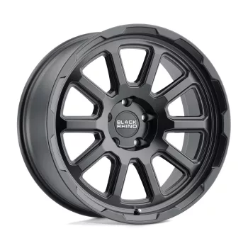   Black Rhino alu disky 17x8.5 ET10 5x150, matné, černé, Black Chase Black Rhino
