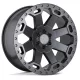 Alloy Wheel 17x9 ET-12 5x127 Matte Gunmetal Warlord Black Rhino