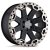 Alloy Wheel 17x9 ET-12 5x127 Matte Black W/ Machined Dark Tint Warlord Black Rhino