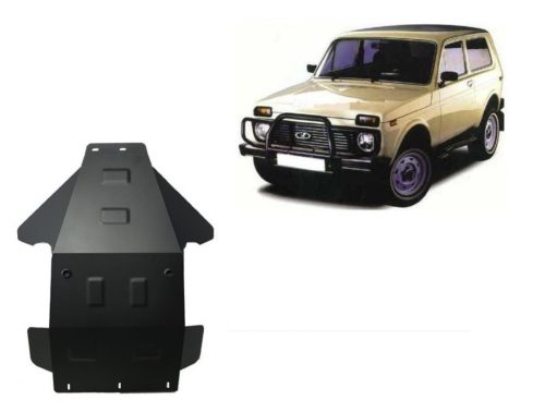 Ochranný kryt motoru z oceli pro Lada Niva 1995-2020 SCUT