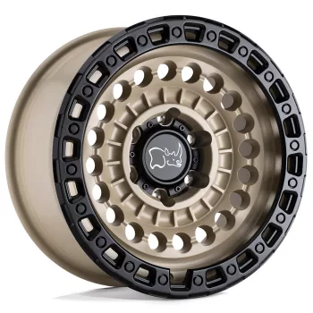   Alloy Wheel 20x9.5 ET12 8x165.1 Desert Sand W/ Black Ring Sentinel Black Rhino