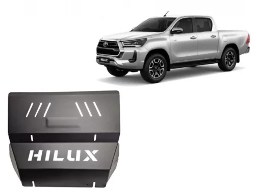 Ocelový ochranný kryt chladiče SCUT pro Toyota Hilux Invincible 2021-2025