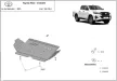 Ocelový kryt motoru SCUT pro Toyota Hilux Invincible 2021-2025