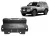 Ochranný kryt chladiče SCUT z oceli pro Toyota Land Cruiser 250 2024-2025