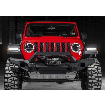   RIVAL4x4 hliníkový přední nárazník s držákem navijáku pro Jeep Wrangler JL, JK; Jeep Gladiator JT