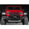   RIVAL4x4 hliníkový přední nárazník s držákem navijáku s LED světlem pro Jeep Wrangler JL, JK; Jeep Gladiator JT