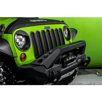   RIVAL4x4 hliníkový přední nárazník s držákem navijáku pro (krátký) pro JEEP WRANGLER JK, JL