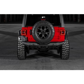   RIVAL4x4 hliníkový zadní nárazník s držákem na tažné zařízení pro Jeep Wrangler JL 2007->