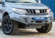 RIVAL4x4 hliníkový přední nárazník s držákem navijáku s LED světlem pro Mitsubishi L200 2015-2019