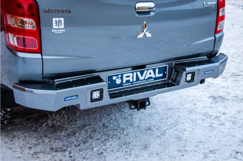 RIVAL4x4 hliníkový zadní nárazník s držákem na tažné zařízení pro Mitsubishi L200 2015-2019