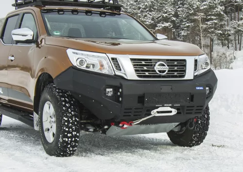 RIVAL4x4 hliníkový přední nárazník s držákem navijáku pro Nissan Navara D23/NP300 2015-2019