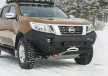 RIVAL4x4 hliníkový přední nárazník s držákem navijáku s LED světlem pro Nissan Navara D23 /NP300 2015-2019