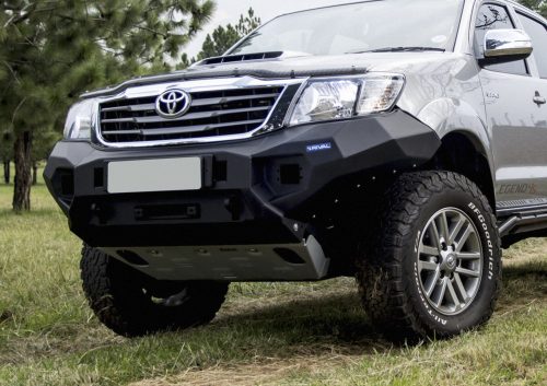 RIVAL4x4 hliníkový přední nárazník s držákem navijáku s LED světlem pro Toyota Hilux Vigo 2011-2015