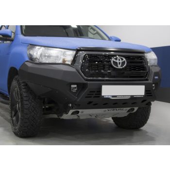   RIVAL4x4 hliníkový přední nárazník s držákem navijáku s LED světlem pro Toyota Hilux Rocco 2019->