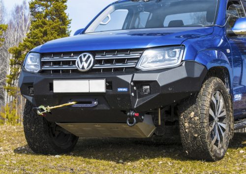RIVAL4x4 hliníkový přední nárazník s držákem navijáku s LED světlem pro Volkswage Amarok 2010-2016; 2016->