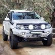 RIVAL4x4 hliníkový přední nárazník s držákem navijáku s LED světlem pro Volkswage Amarok 2010-2016; 2016->