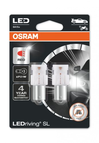 OSRAM LEDriving SL P21W red Off-road 7506DRP-02B 12V 1,4W led žárovka