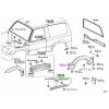   Patent na lištu krytu prahu Toyota Landcruiser 90 9046711105