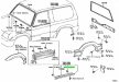 Patent na lištu krytu prahu Toyota Landcruiser 90 9046711105