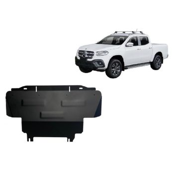   Ocelový ochranný kryt chladiče SCUT pro Mercedes X-Klasse 2017-2020