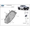   Ocelová plachta palivové nádrže pro Ford Ranger Raptor 2020-2023 SCUT