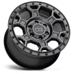 Alloy Wheel 16x8 ET45 5x160 Matte Gunmetal W/ Black Bolts Midhill Black Rhino