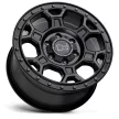 Alloy Wheel 16x8 ET45 5x160 Matte Black W/ Gunmetal Bolts Midhill Black Rhino