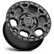 Alumínium felni 16x8 ET45 6x130 Matte Gunmetal W/ Black Bolts Midhill Black Rhino