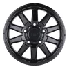   Black Rhino, alu disky 17x7.5 ET45 6x130, matné, černé, Matte Black Excursion