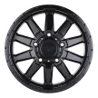 Black Rhino, alu disky 17x7.5 ET45 6x130, matné, černé, Matte Black Excursion
