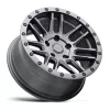   Alumínium felni 17x8 ET30 5x120 Matte Brushed Gunmetal W/ Black Bolts Arches Black Rhino