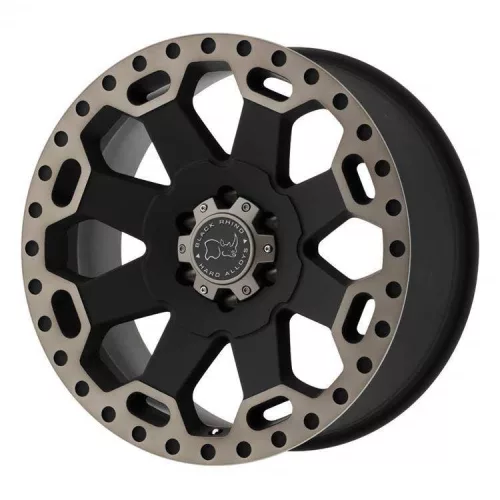 Alumínium felni 17x8 ET30 5x127 Matte Black/Machined Dark Warlord Black Rhino