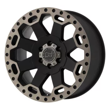   Alumínium felni 17x8 ET35 5x114.3 Matte Black/Machined Dark Warlord Black Rhino