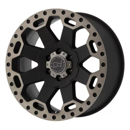 Alumínium felni 17x8 ET35 5x114.3 Matte Black/Machined Dark Warlord Black Rhino