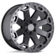 Alumínium felni 17x8 ET52 6x130 Matte Gunmetal Warlord Black Rhino