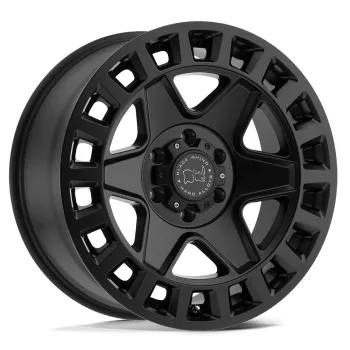   Black Rhino alu disky 17x8 ET35 5x120, matné, černé Black York Black Rhino