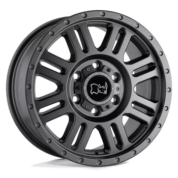   Alloy Wheel 17x8 ET45 5x160 Matte Gunmetal Yellowstone Black Rhino