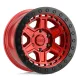 Alumínium felni 17x9 ET0 5x127 Candy RED W/ Black Ring & Bolts Reno Black Rhino
