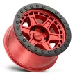 Alumínium felni 17x9 ET0 5x127 Candy RED W/ Black Ring & Bolts Reno Black Rhino